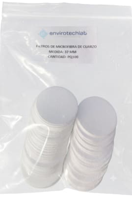 FILTRO DE MICROFIBRA DE CUARZO 37MM (INC IGV)