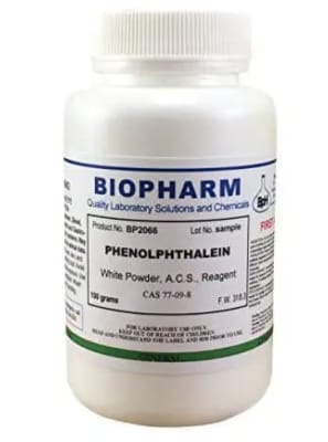 Phenolphthalein White Powder A.C.S Reagent(Inc, IGV)4