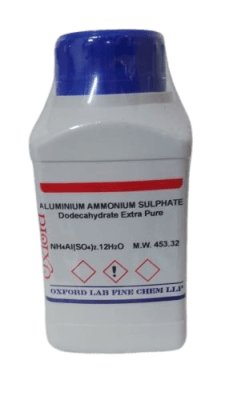 ALUMINIUM AMMONIUM SULPHATE  DODECAHYDRATE 98% Extra Pure (Inc IGV)