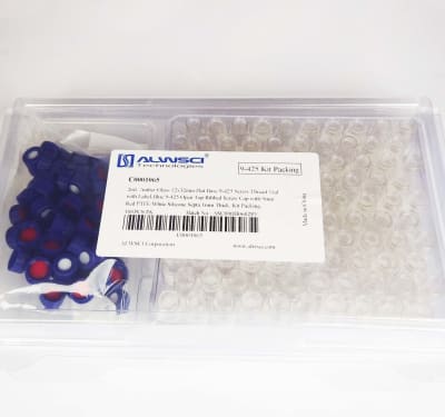 Alwsci - Vial Tapa Rosca hplc con Kit 2 ML (Inc. IGV)