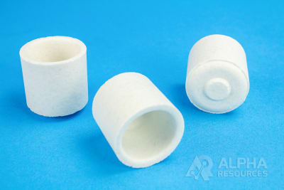 CERAMIC CRUCIBLE FOIL WRAPPED-ALPHA RESOURCES, 90149/AR3818F (INC IGV)