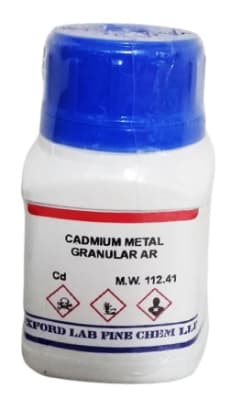 CADMIUM METAL GRANULAR 99.9% AR (Inc IGV)