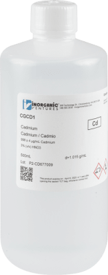 1000ug/mL CADMIUM 500mL-ISO 17034 (INC IGV)