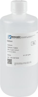 1000ug/mL CALCIUM 500mL-ISO 17034 (INC IGV)
