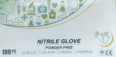 GUANTES DE NITRILO DESECHABLES DE 9