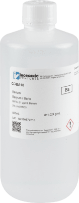 10,000ug/mL BARIUM 500mL (INC IGV)