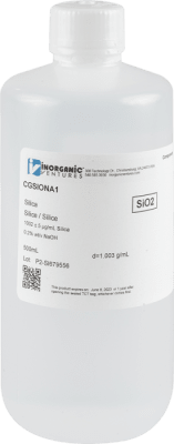 1000ug/mL SILICA/NaOH 500mL-ISO 17034 (INC IGV)
