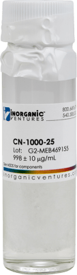 1000 ppm CYANIDE (CN) in H2O-ISO 17034 (INC IGV)