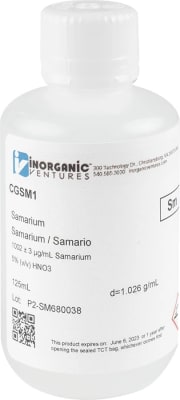 Standard de Samario 1000 ug/ml