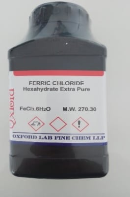 FERRIC CHLORIDE HEXAHYDRATE 97% Extra pure(Inc.IGV)