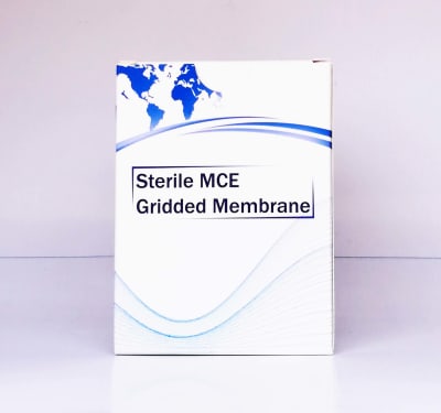 Filtro de Membrana MCE Estéril 0.45 um. 200/caja. (Inc. IGV)