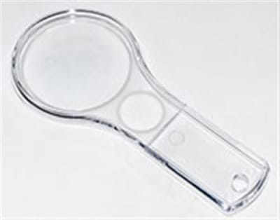Lupa de plastico  3x, 6x (INC IGV)1