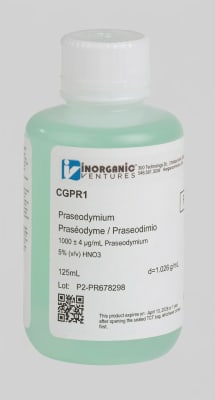 1000ug/mL PRASEODYMIUM 125mL (INC IGV)1
