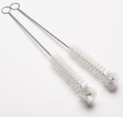 ESCOBILLA BLANCA CABEZAL 18CM VARILLA 24CM DIAMETRO 6CM (INC IGV)
