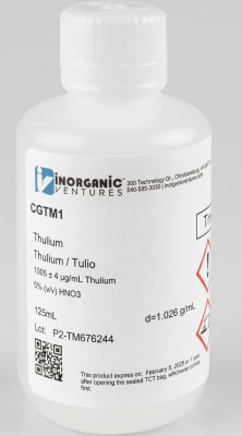 1000ug/mL THULIUM 125mL (INC IGV)