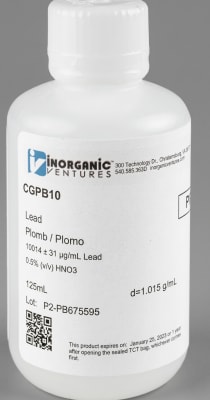 10,000ug/mL LEAD 500mL (INC IGV)