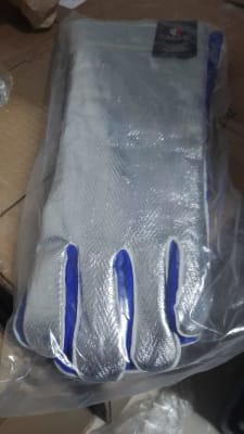 Guantes azules con plata (Inc IGV)