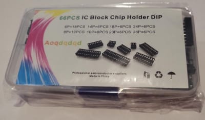 66 Pcs Ic Block Chip Holder Dip (Inc. IGV)