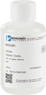 1000ug/mL CHLORITE 125mL- ISO 17034 (INC IGV)