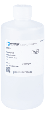 1000ug/mL NITRATE 500mL- ISO 17034 (INC IGV)