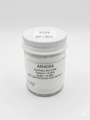 MRC de suelo sintético (Material de Referencia Certificado / Synthetic Soil CRM)1