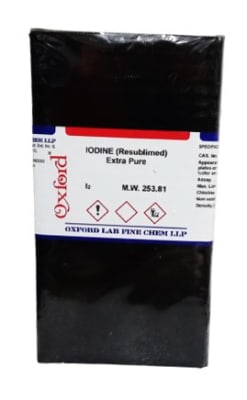 IODINE RESUBLIMED 98.5% EXTRA PURE (Inc IGV)