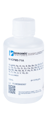 10 PPM 43 ELEMENT ICP CALIBRATION/QUALITY CONTROL STANDARD-ISO 17034 (INC IGV)