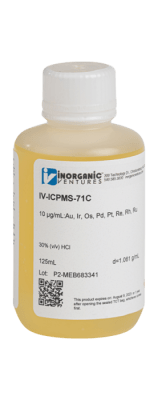 10 ppm Precious Metal (Osmium) ICP Calibration/Quality Control Standard 125 ML (INC IGV)1