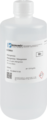 1000ug/mL MANGANESE 500mL-ISO 17034 (INC IGV)