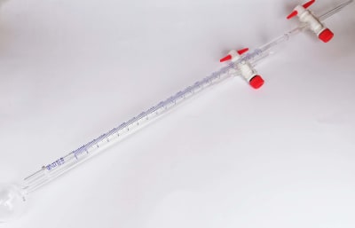 Microbureta PTFE con tubo de llenado Lateral (Inc. IGV)