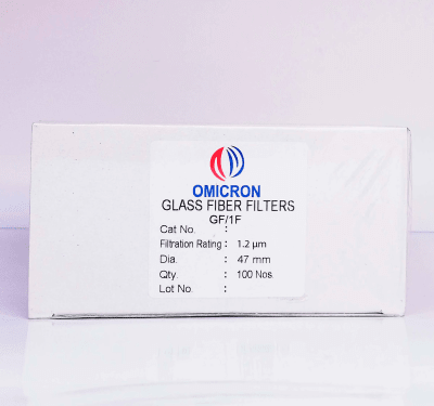 Filtro de fibra de vidrio no estéril 47 mm. 100/PK.(inc.igv)1