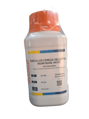 BACILLUS CEREUS SELECTIVE AGAR BASE (MYP) (INC IGV)