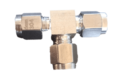 CONECTOR EN FORMA DE T - ACERO 304 6MM (INC IGV)