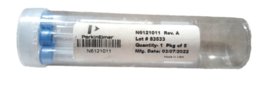 4mm, Quartz Liner for Split Operations with Silanized Glass Wool, Pkg. 5-PERKIN ELMER,N6121011 (INC IGV)