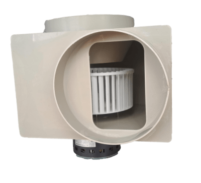 INDOOR PP CENTRIFUGAL FAN YDK139-300-4 (INC IGV)