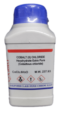 COBALT (II) CHLORIDE HEXAHYDRATE 97% EXTRA PURE (inc. IGV)1