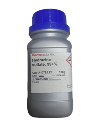 HYDRAZINE SULFATE, 99+% 100G-THERMO SCIENTIFIC, A10792.22 (INC IGV)