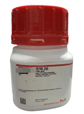 FOLIC ACID 25G-SIGMA ALDRICH,F8798-25G (INC IGV)