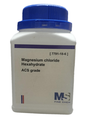 MAGNESIUM CHLORIDE HEXAHYDRATE 500G-MS FINE CHEM, 7791-18-6 (INC IGV)
