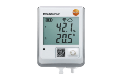 TESTO SAVERIS 2-H2 REGISTRADOR DE DATOS WIFI CON PANTALLA Y SONDA DE TEMPERATURA Y HUMEDAD CONECTABLE-TESTO,0572 2035 (INC IGV)