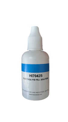 SOLUCIÓN ELECTROLITA PARA SONDAS GALVÁNICAS 30ML-HANNA INSTRUMENTS,HI7042S (INC IGV)