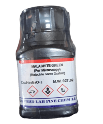 MALACHITE GREEN (FOR MICROSCOPY) (C.I.NO.42000) 25G-OXFORD (INC IGV)1