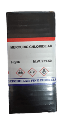 MERCURIC CHLORIDE 99.5% AR - 500GR  (INC IGV)