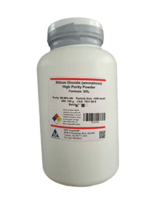 SILICON DIOXIDE (AMORPHOUS) HIGH PURITY POWDER 100G-MSE SUPPLIES (INC IGV)
