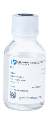 1000ug/mL IODIDE 125mL-INORGANIC VENTURES, ICI1-125ML (INC IGV)1