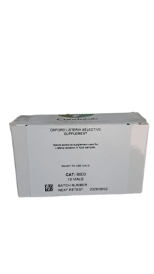 OXFORD LISTERIA SELECTIVE SUPPLEMENT 10 VIALS-CONDALAB, 6003 (INC IGV)1