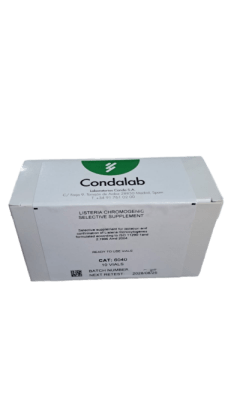 LISTERIA CHROMOGENIC SELECTIVE SUPPLEMENT 1O VIALS-CONDALAB, 6040 (INC IGV)1
