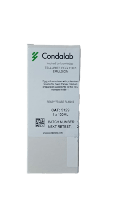 TELLURITE EGG YOLK EMULSION 100ML-CONDALAB, 5129 (INC IGV)