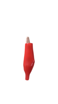 CONECTOR COCODRILO METÁLICO CON PROTECCIÓN PLÁSTICA (UND)-GENERICO (INC IGV)