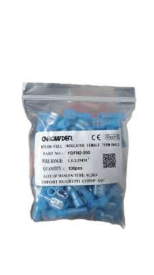 TERMINAL HEMBRA PK/100-CHOWDER, FDFN2-250 (INC IGV)
